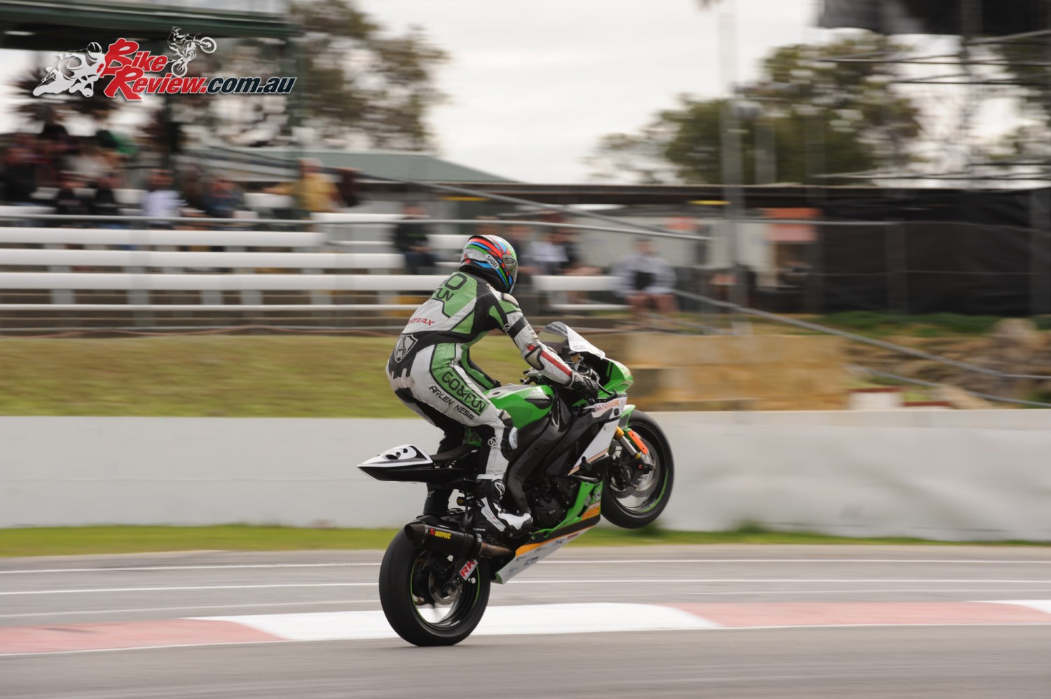 ROUND 1 WA STATE ROAD RACING Sam Clarke celebrates