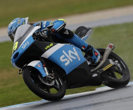 Phillip Island MotoGP 2016, Bulega tops wet FP1, Image: MotoGP.com