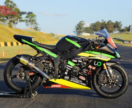 Mike Jones's 2015 ASBK Championship winning Kawasaki ZX-10R Privateer bike