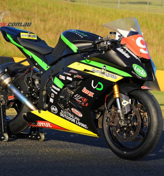 Mike Jones's 2015 ASBK Championship winning Kawasaki ZX-10R Privateer bike