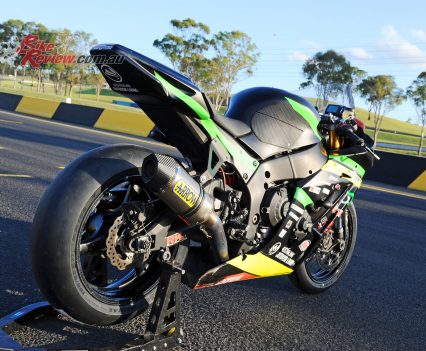 Mike Jones's 2015 ASBK Championship winning Kawasaki ZX-10R Privateer bike