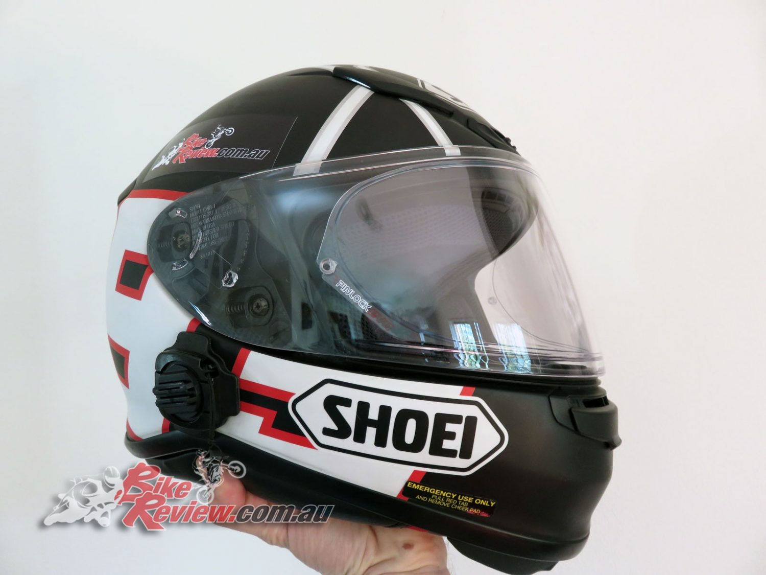 Shoei NXR helmet, with new visor, Pinlock and Air Spoiler