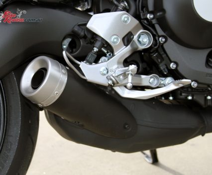 2016 Yamaha XSR900 - Single under-belly exhaust
