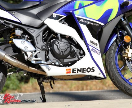 2016 Yamaha YZF-R3 - Liquid-cooled, DOHC, inline twin-cylinder, eight-valve four stroke powerplant with 42hp