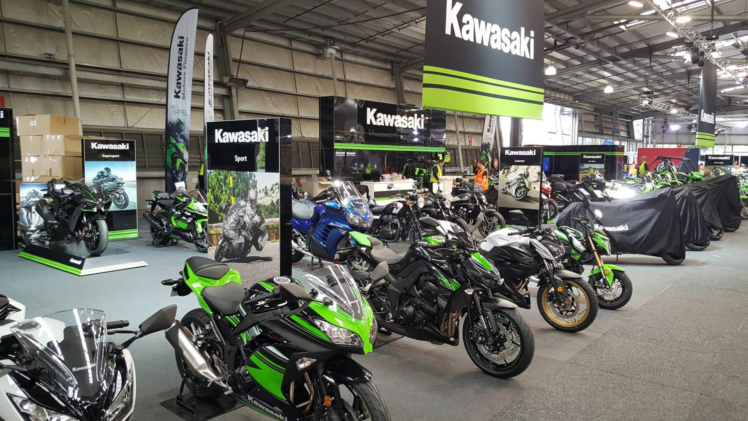 Kawasaki at the 2016 Melbourne Moto Expo - Image by Kawasaki
