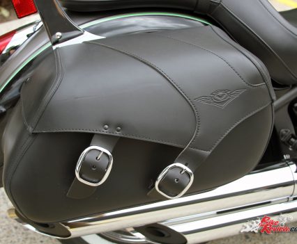 2017 Kawasaki Vulcan 900 Classic - Pannier quality is also exceptional