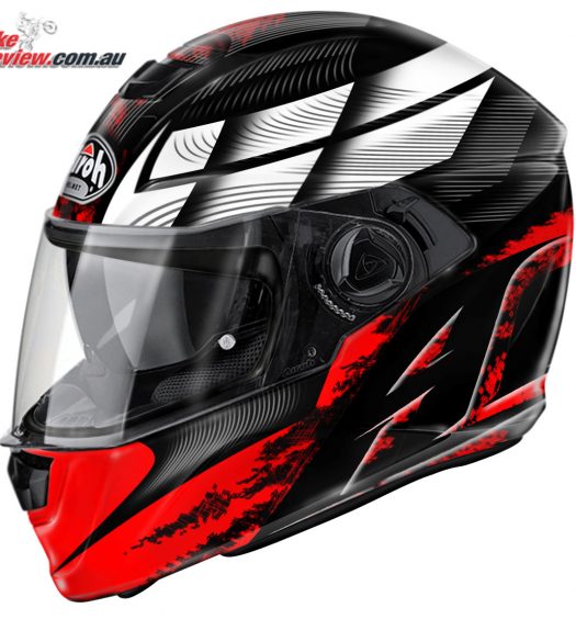 Airoh Storm Helmet - Starter Red Gloss