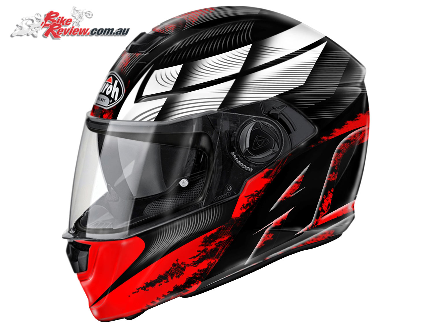 Airoh Storm Helmet - Starter Red Gloss