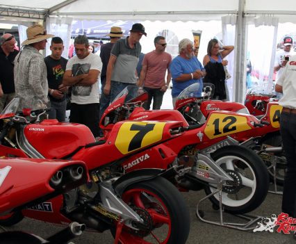 2017 International Festival of Speed - Cagiva display