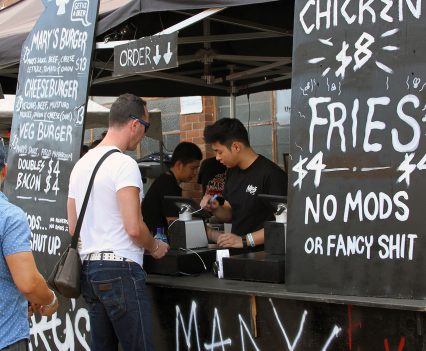 2017 Throttle Roll - Plenty of food stalls for the 2017 event