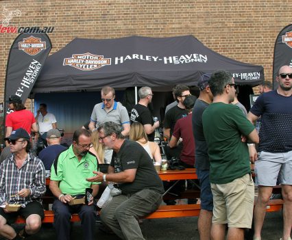 2017 Throttle Roll - The new Harley-Davidson Street Rod 750 was on display