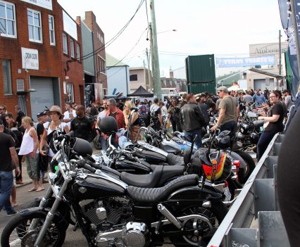 2017 Throttle Roll - There was plenty of people coming through the gates