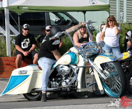 2017 Throttle Roll - There was plenty of interesting machines outside Throttle Roll in the street parking