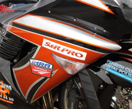 Custom Pro-Tune nine-second Kawasaki ZX-14 - Decals by Excite Signs at Penrith