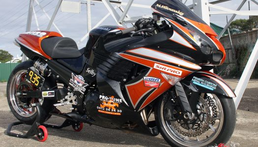 Custom: Nine-second ZX-14 Dragster ‘Toothless’