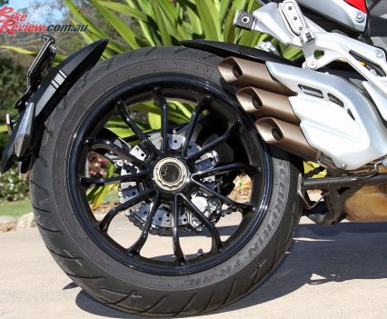 Pure road rubber would be an obvious choice when replacing the standard items, as the Turismo Veloce really represents the sporty side of touring