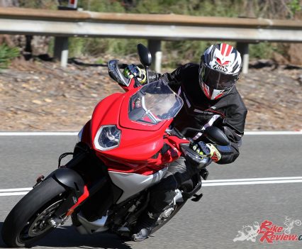 The Turismo Veloce features an 800cc triple-cylinder engine that offers turbine-like performance