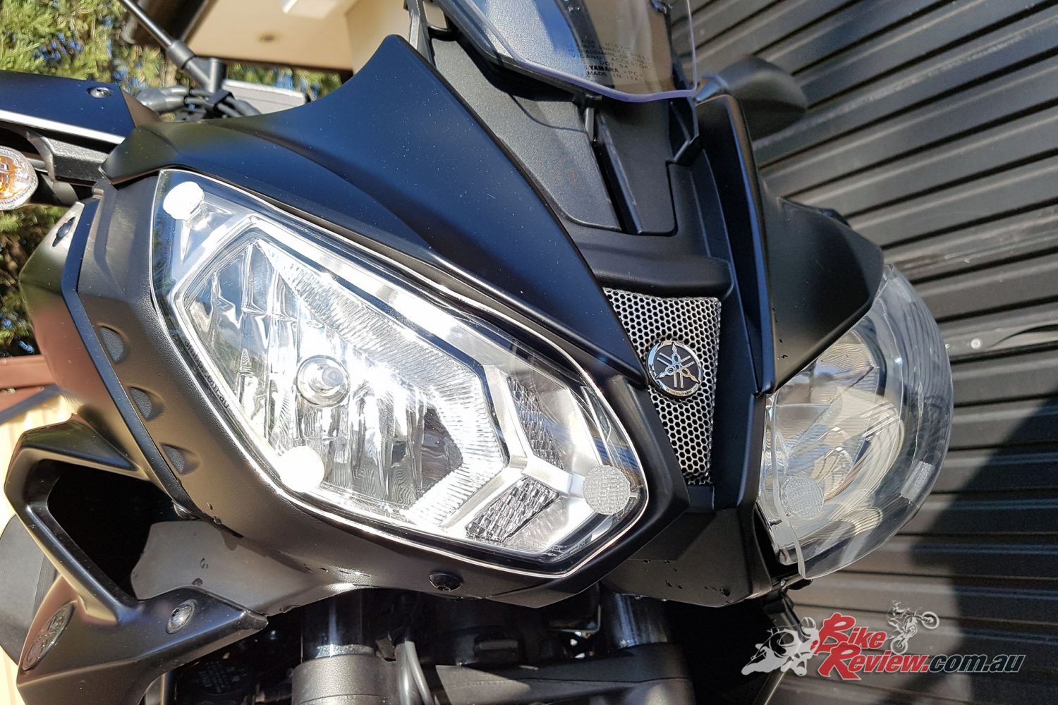 AMHP Headlight Protectors fitted to our long term MT-07 Tracer