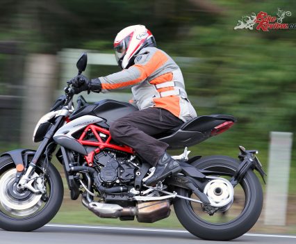 The seat is more spacious than it looks, although pillion room is not a priority