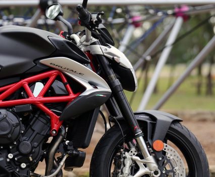 The front dual Brembo brake system is top notch