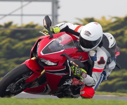 One of a few SHOEI race lids over the years, the X-Spirit III.