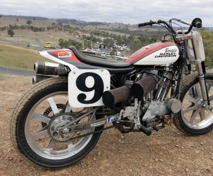 Eddy's XR 750 is the real deal, imported to Australia to compete and ridden by Jay Springsteen.