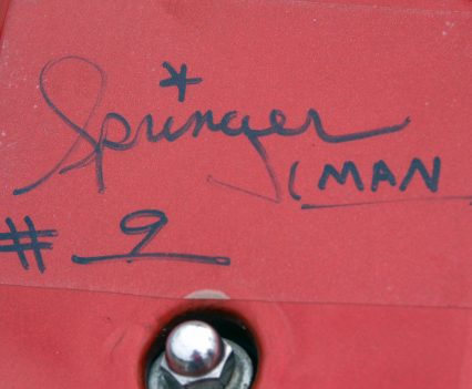 Jay Springsteen also signed this XR 750 when he left