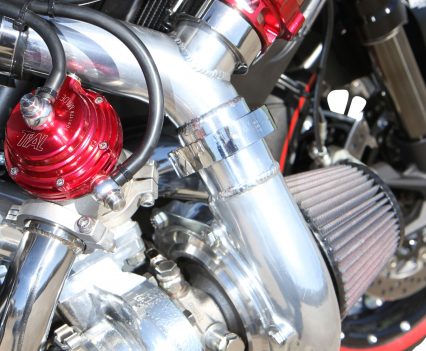 The turbo is a GT3582r custom-made dual ceramic ball bearing item, with .57 A/R exhaust housing and T3 flange