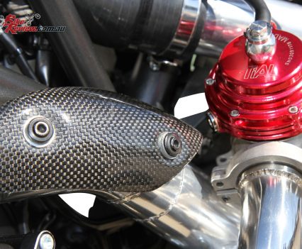 Tial wastegate - Custom S&R Pro Turbo Ducati Diavel