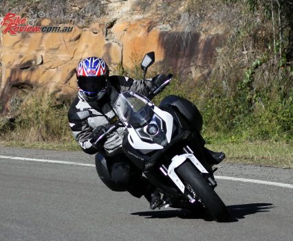 2017 CFMoto 650MT cornering twisties