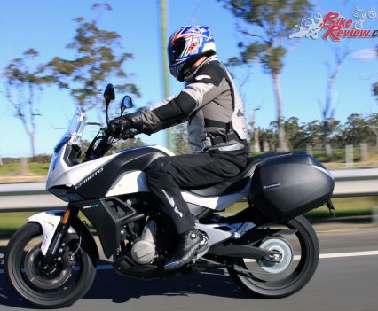 2017 CFMoto 650MT highway riding