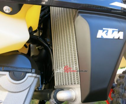 Radiators are by WP Performance Systems using high strength aluminium.