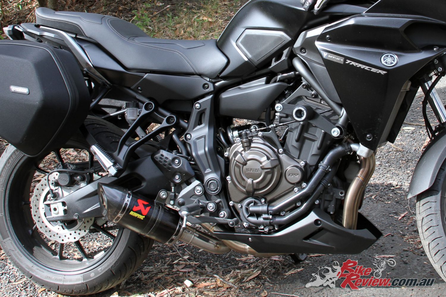 MT-07 Tracer - Akrapovic Carbon Race Line Exhaust - Sydney Dyno