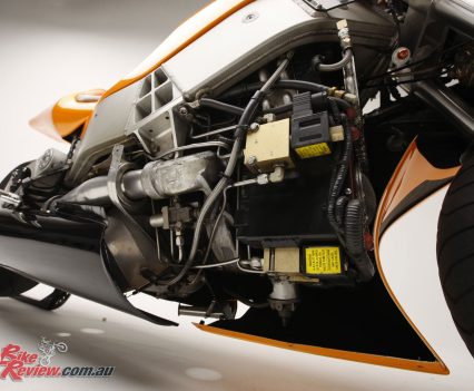 The Y2K's powerplant is a Rolls Royce Allison 250 engine that would normally power a Bell Jet Ranger helicopter weighing 2300kg plus five passengers...