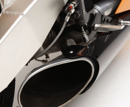 Exhaust gases are hot enough to do some serious damage on the Y2K