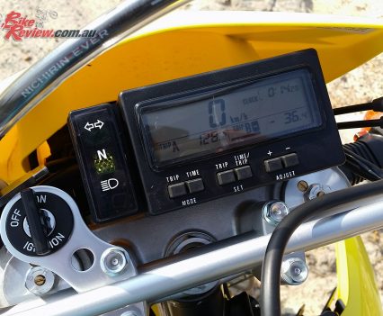 2018 Suzuki DR-Z400 multi-function dash