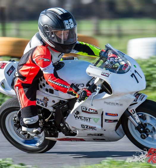 James will be back on the Ohvale to prepare for the Morgan Park round. Image by Col Roper