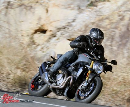 Jeff on the Ducati Monster 1200 S.