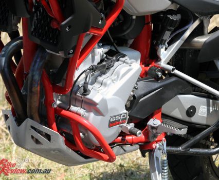 Finish quality is strong, with the engine just looking a little dated. The red bars are a welcome dash of colour.