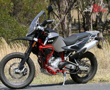 Despite weighing 159kg dry, the SuperDual feels light even at very low speeds and will easy crawl along as a snails pace with a little clutch work.