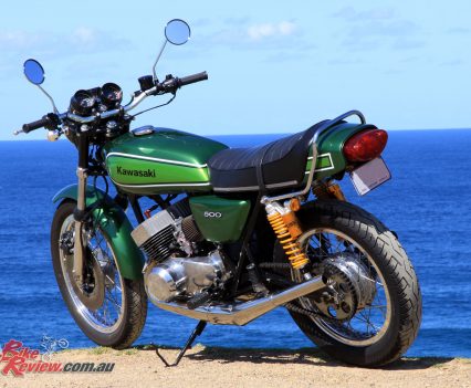 A set of Ohlins longer shocks were a later addition for added clearance and better handling.