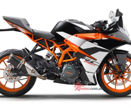 The 2017 KTM RC 390 is well worth looking at it you're after a smaller capacity LAMS option, like in the 300cc region, or alternatively if you're after 600 LAMS performance in a lighter package.