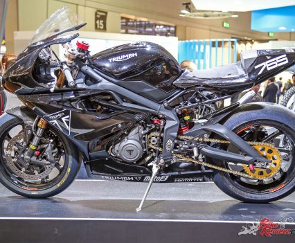 The Triumph 765 Moto2 prototype