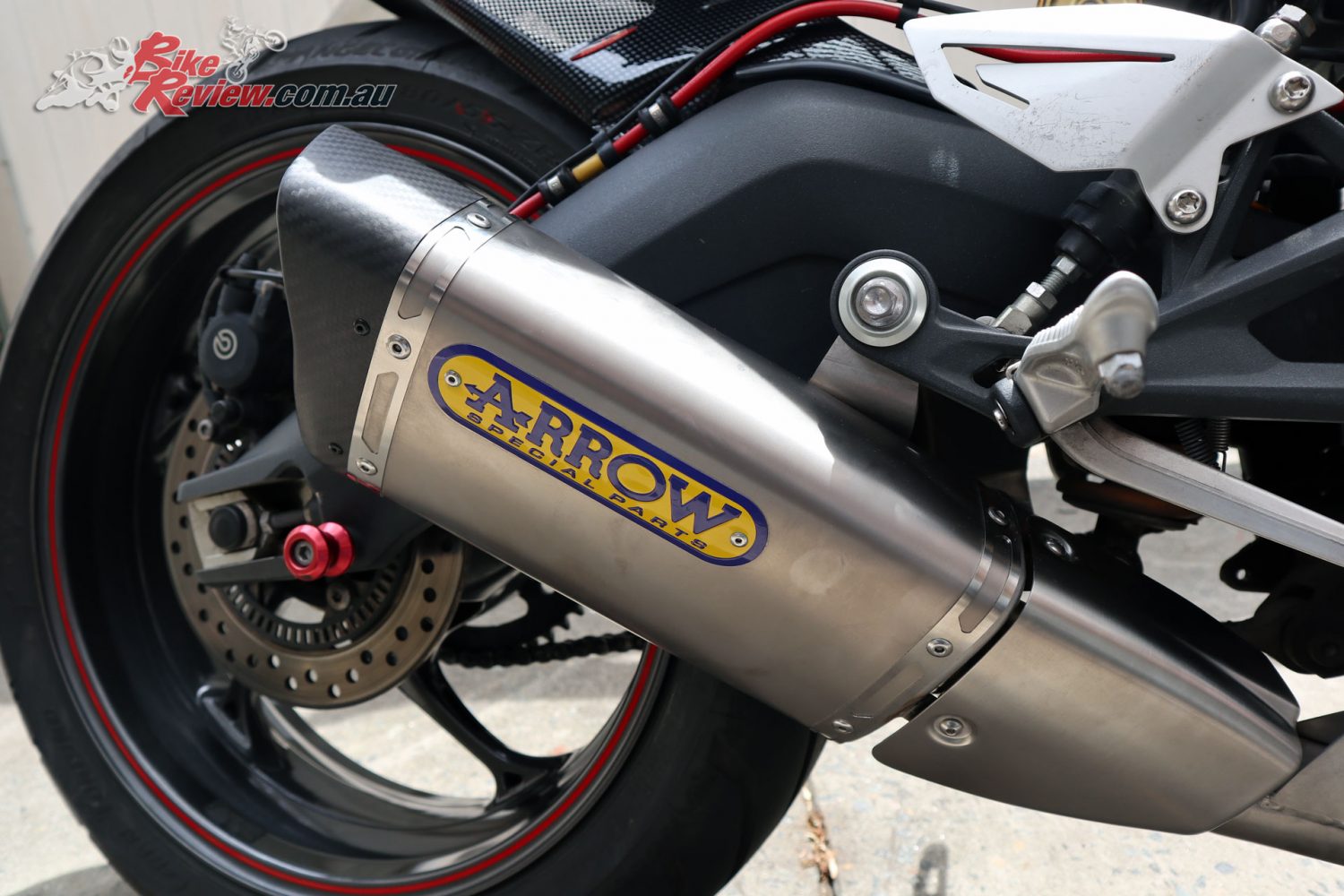 Arrow Exhaust for the Daytona 675