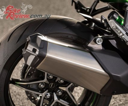 A revised exhaust saves weight and looks significantly better