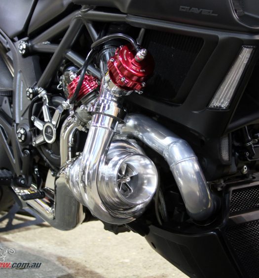 Turbo charged Ducati Diavel