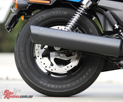 2018 Harley-Davidson Street 500 - Rear wheel and exhaust