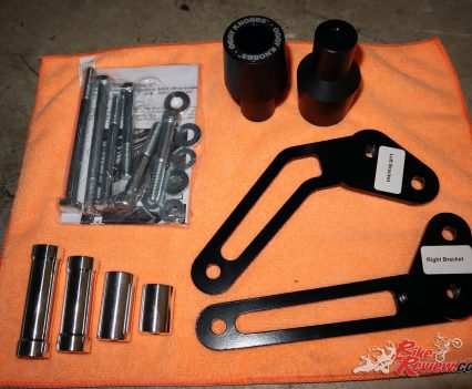 Here's the full set of components with the Oggy Knobbs kit