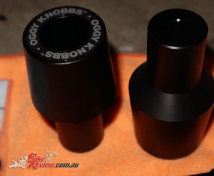 The Oggy Knobbs pucks are a bit more shapely than the older style