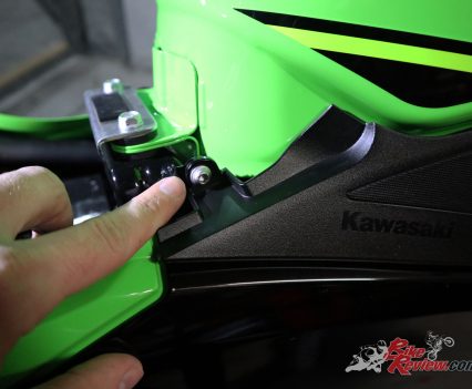 Rear bolt under the seat